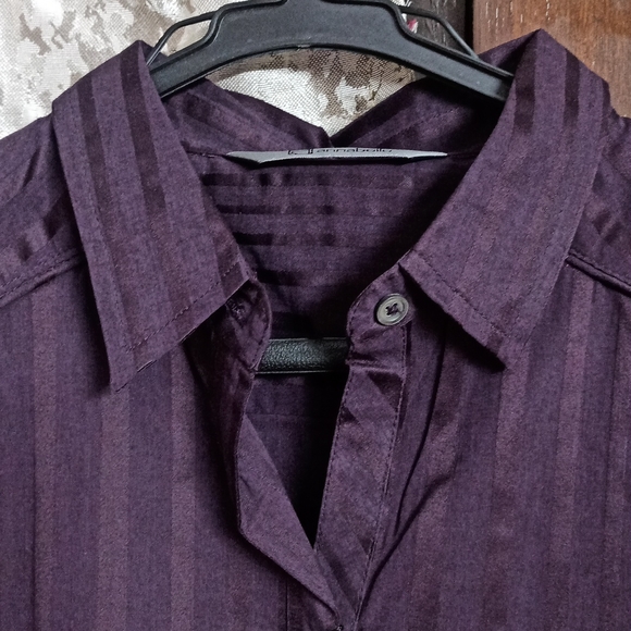 Annabelle Satin Stripe Shirt - Picture 3 of 5